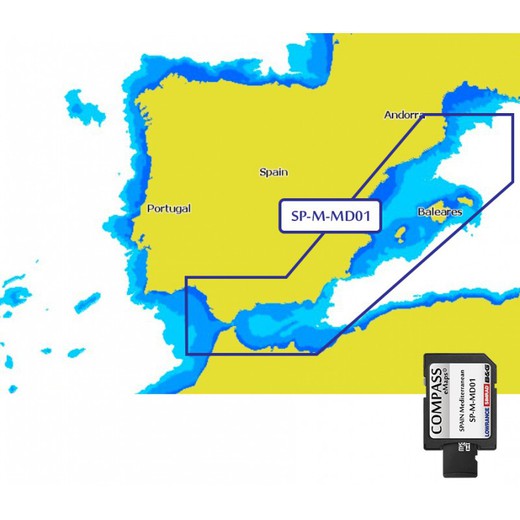 Lowrance HOOK Reveal 5 HDI 83/200/Downscan y Carta Compass Emaps Mediterránea