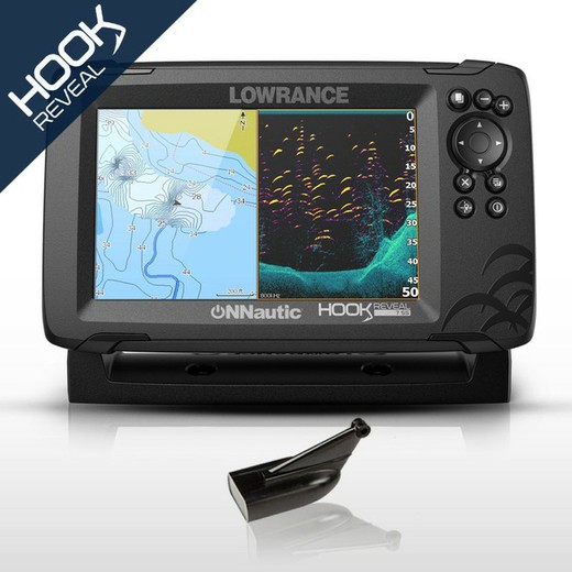 Lowrance HOOK Reveal 7 HDI 83/200/Downscan Sonda GPS Plotter