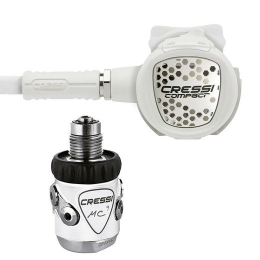 Erogatore Cressi Xs Compact Bianco - MC9 Din