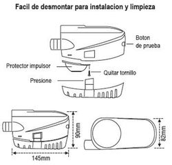 Bomba Achique Automatica Sumergible Lalizas