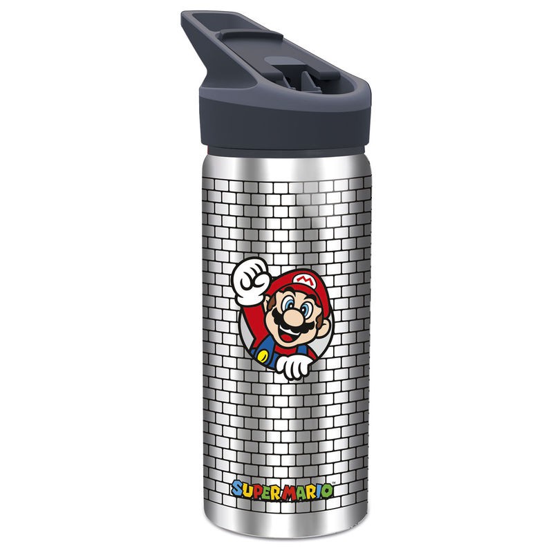 Borraccia in alluminio Super Mario Bros Nintendo