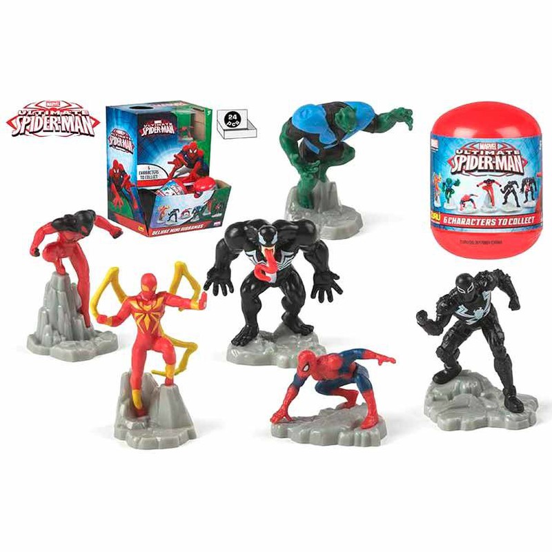Capsula assortita di personaggi Marvel Spiderman