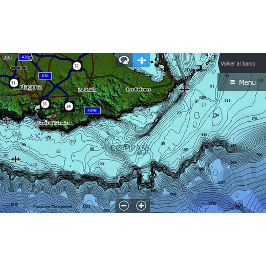 Cartografia Compass E+ Spain Mediterranean