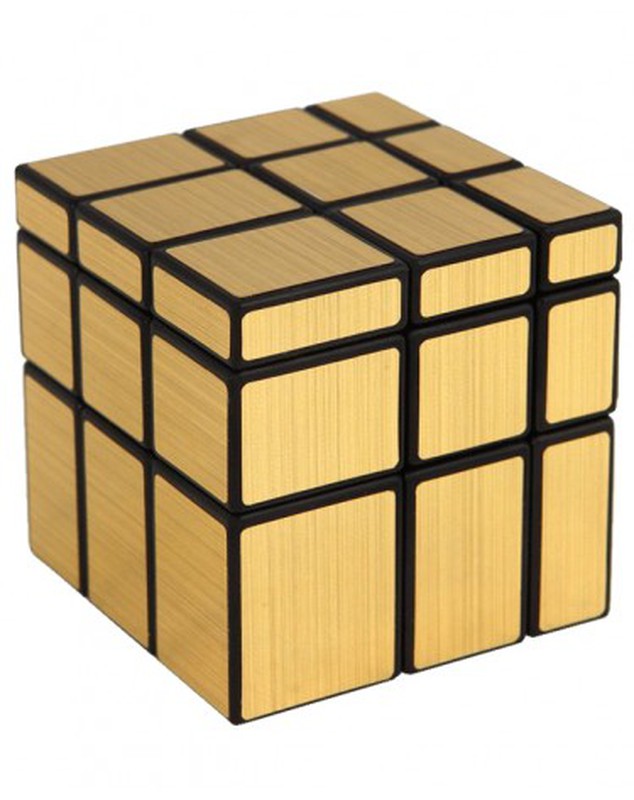 Miroir Rubik's Cube Qiyi 3x3 doré