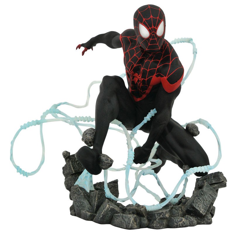 Resin statue Miles Morales Spiderman Marvel Comic Premier Collection 23cm —  nauticamilanonline