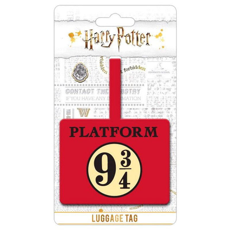 hogwarts luggage tag