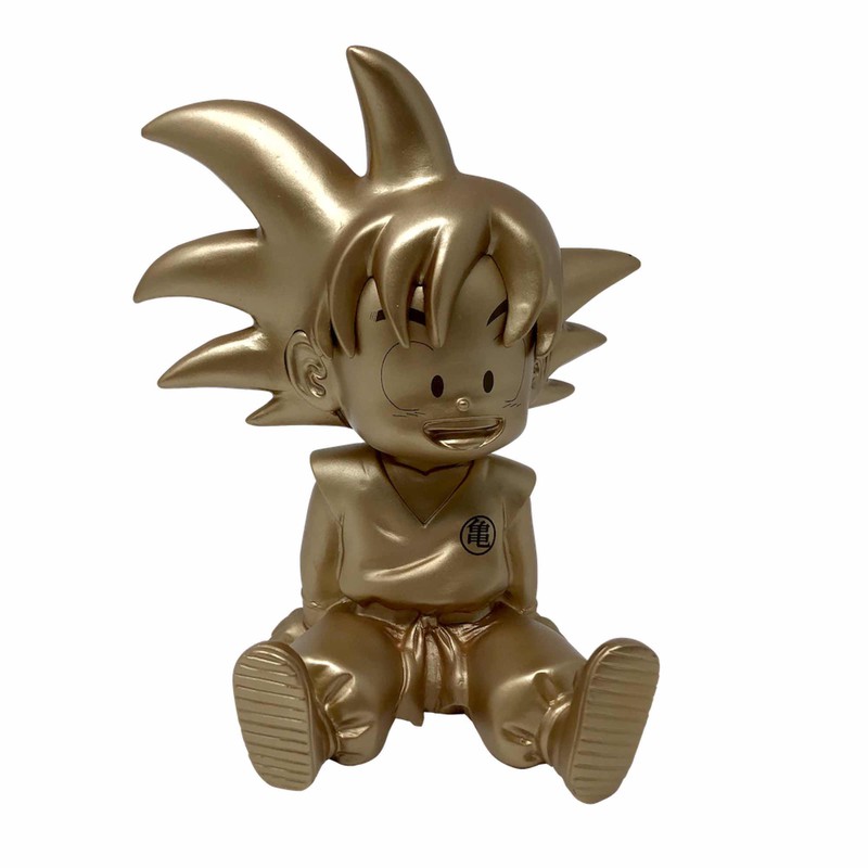 Figura cofrinho plastoy dragon ball filho goku gold — nauticamilanonline
