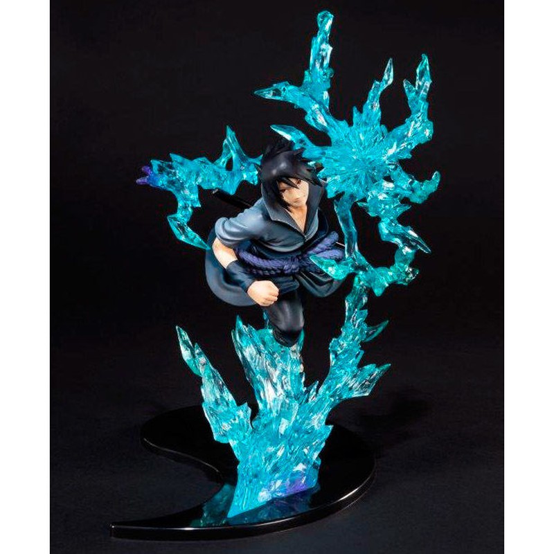 12cm naruto shippuden figura de ação uchiha sasuke estátua desktop