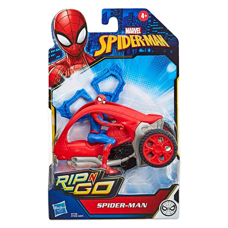 Figurine Spiderman avec véhicule Spiderman Marvel — nauticamilanonline