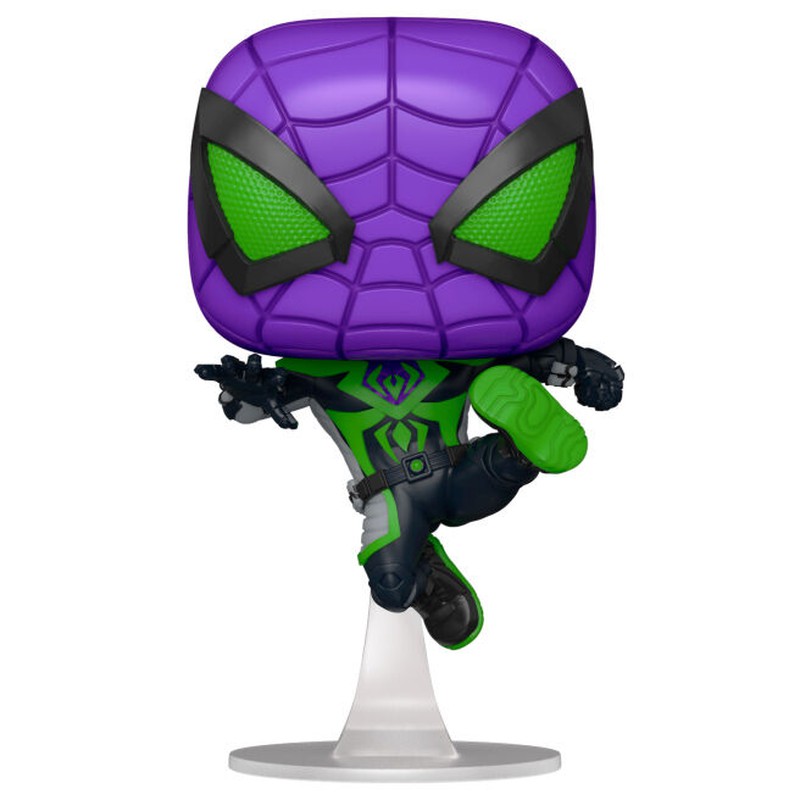 Funko pop marvel gamerverse spider - man miles purple reign suit efecto  metalico 54695 — nauticamilanonline