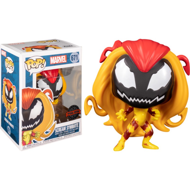 Funko pop marvel spider - man scream symbiote édition spéciale venimeuse  37474 — nauticamilanonline