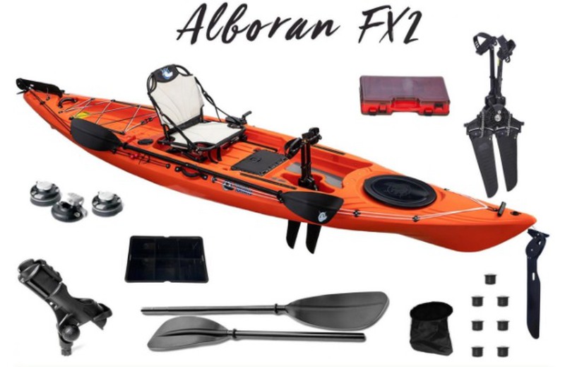 Alborán FX Pack kayak de pesca Dentón