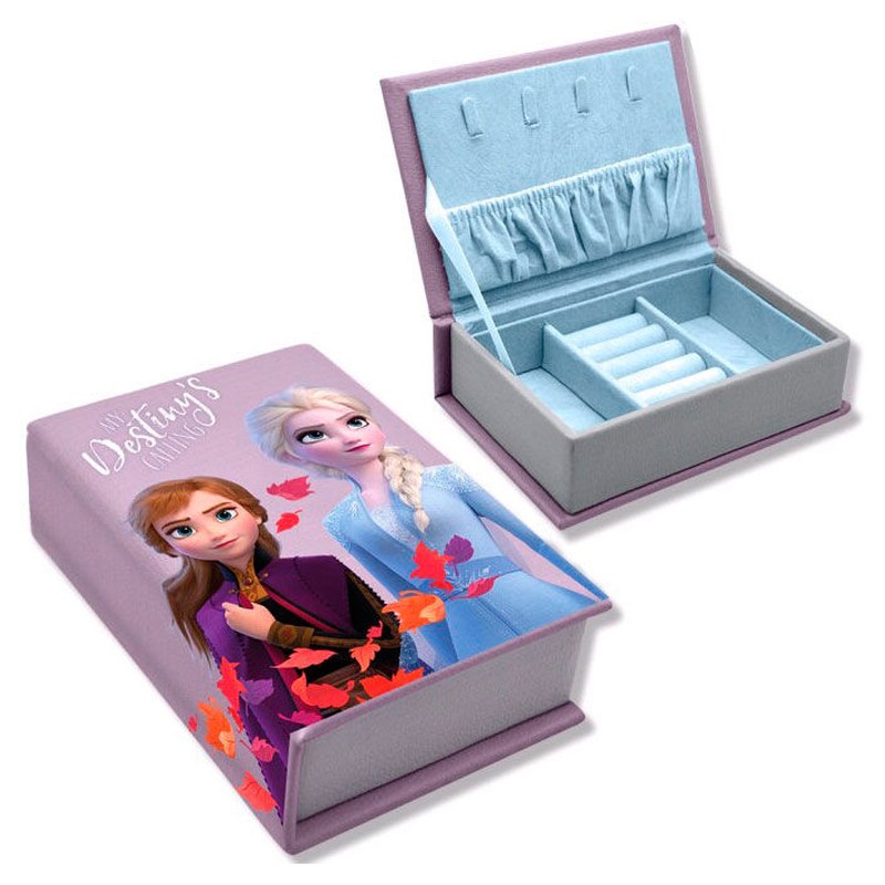 Disney Frozen Set mit 2 Schwenkbar Deckel Aufbewahrung Trägt Hülle Boxen Brust 