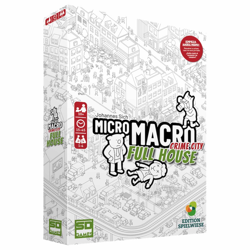 MicroMacro: A Cidade do Crime - Full House Jogos de Tabuleiro