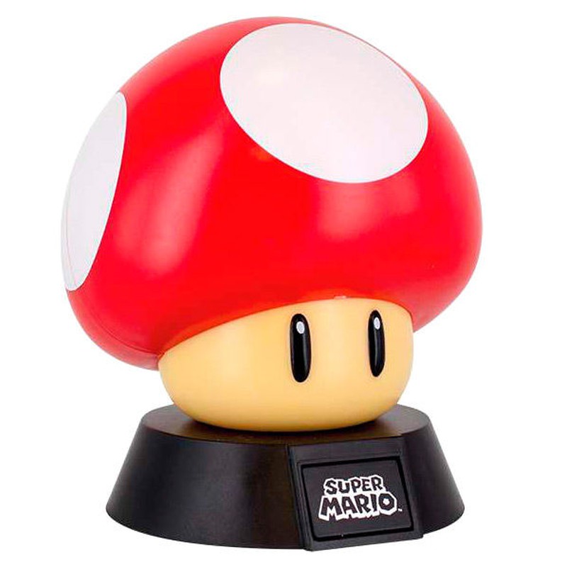 Lampada 3D a fungo Super Mario Bros Nintendo