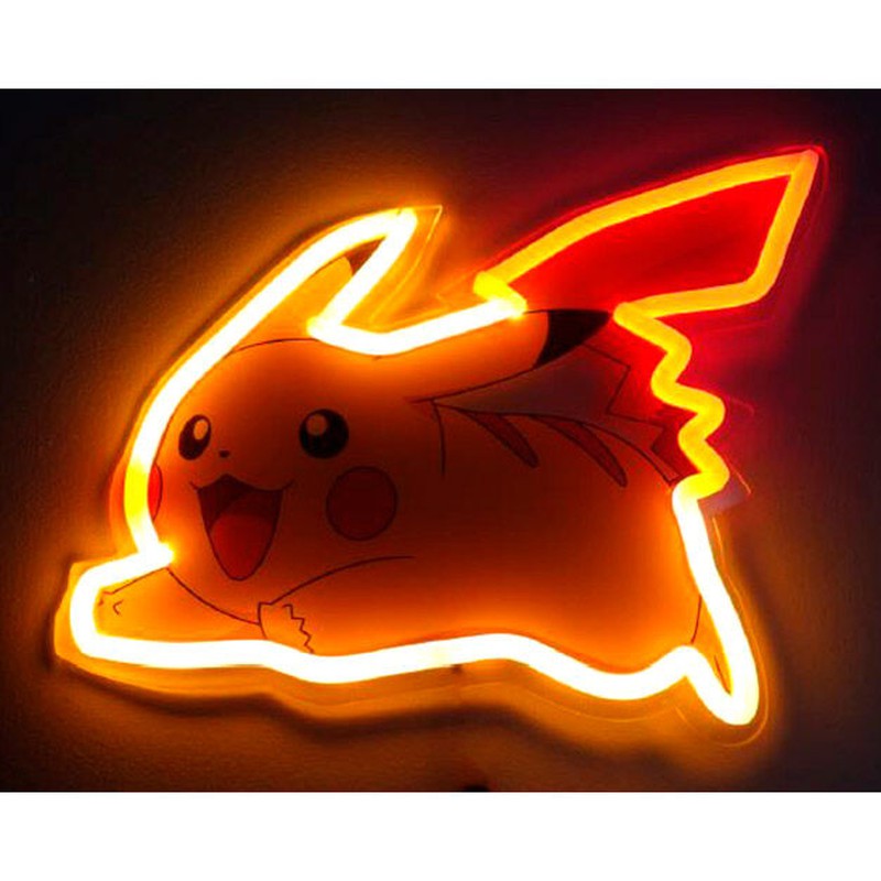 Lampada da parete Neon Pikachu Pokemon