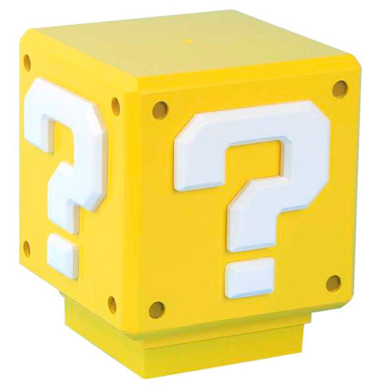 Lampe son Mini Question Block Super Mario Bros Nintendo