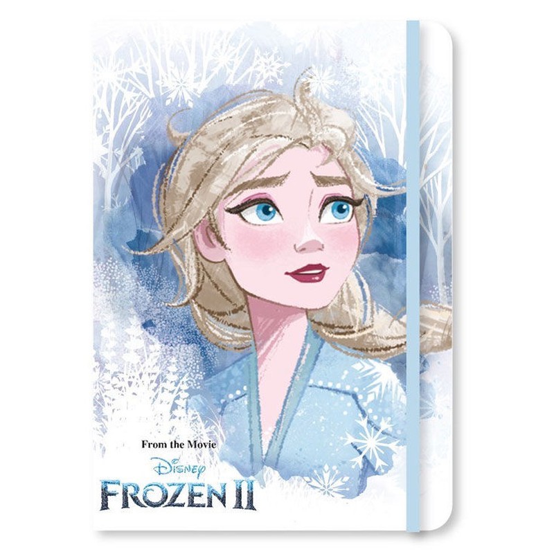 Disney Elsa Reine des Neiges 2 Cahier à paillettes