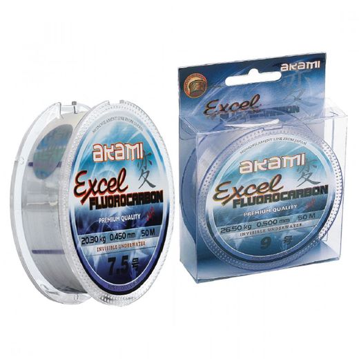 Linha de fluorocarbono Akami Excel