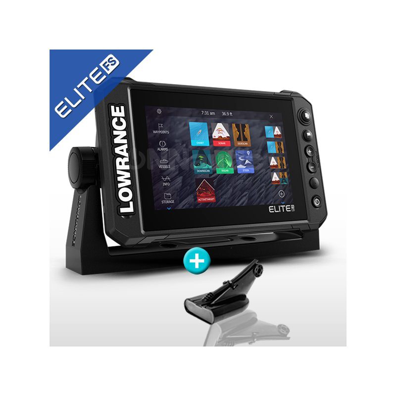 Lowrance Elite FS 7 with HDI 50/200 600w CHIRP/DownScan Transducer  000-15702-12569 — nauticamilanonline