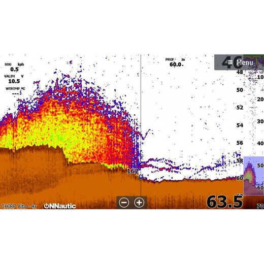 Lowrance Elite FS 7 με HDI Transducer 50/200 kHz 455/800 kHz CHIRP + DownScan και Compass Iberia Basic Mapping