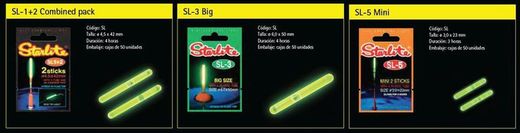 Latarka chemiczna wędkarska Starlite SL3 (opakowanie 6 sztuk)