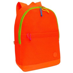 orange mesh backpack