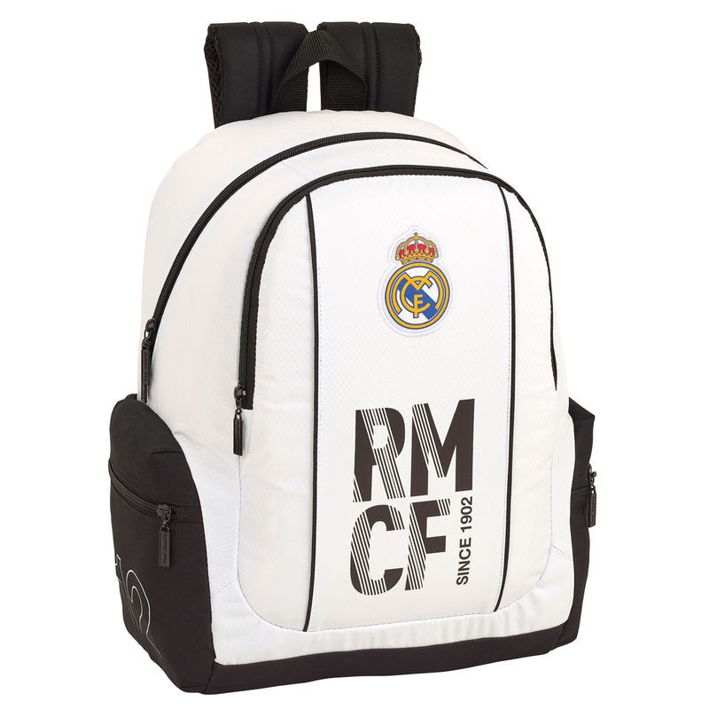 Mochila RM CF | Mochila Real Madrid | Mochila del Real Madrid 2015/16 |  mochila verde fosforito y gris real madrid