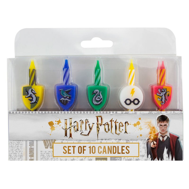 Confezione da 10 candele di Hogwarts Harry Potter