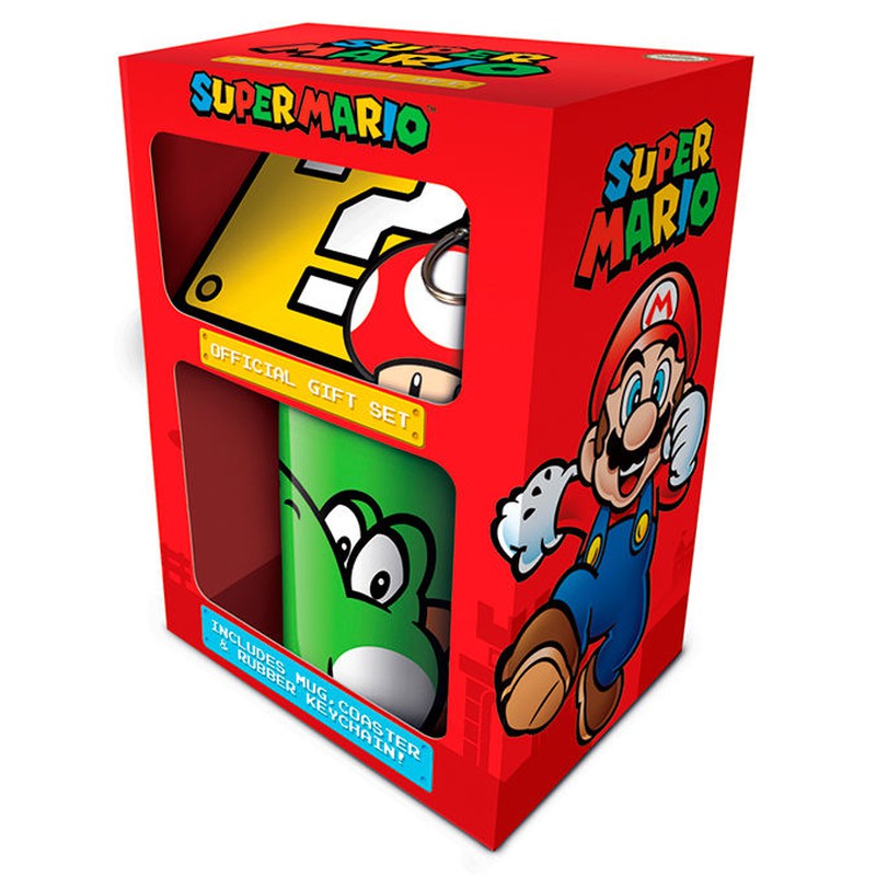 Confezione regalo portachiavi tazza Super Mario Nintendo —  nauticamilanonline