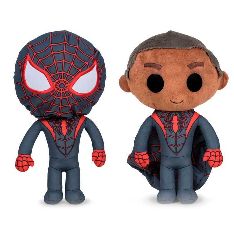 Miles Spiderman Marvel peluche cappuccio 27 cm — nauticamilanonline