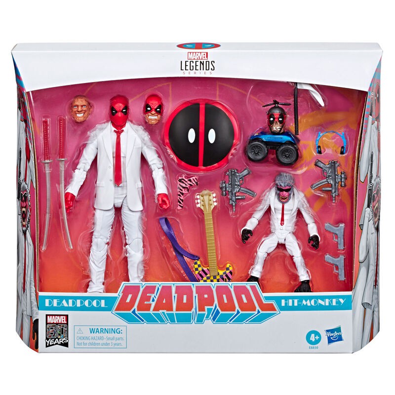 Set 2 figurines Deadpool et Hit Monkey Deadpool Marvel Legends 15cm