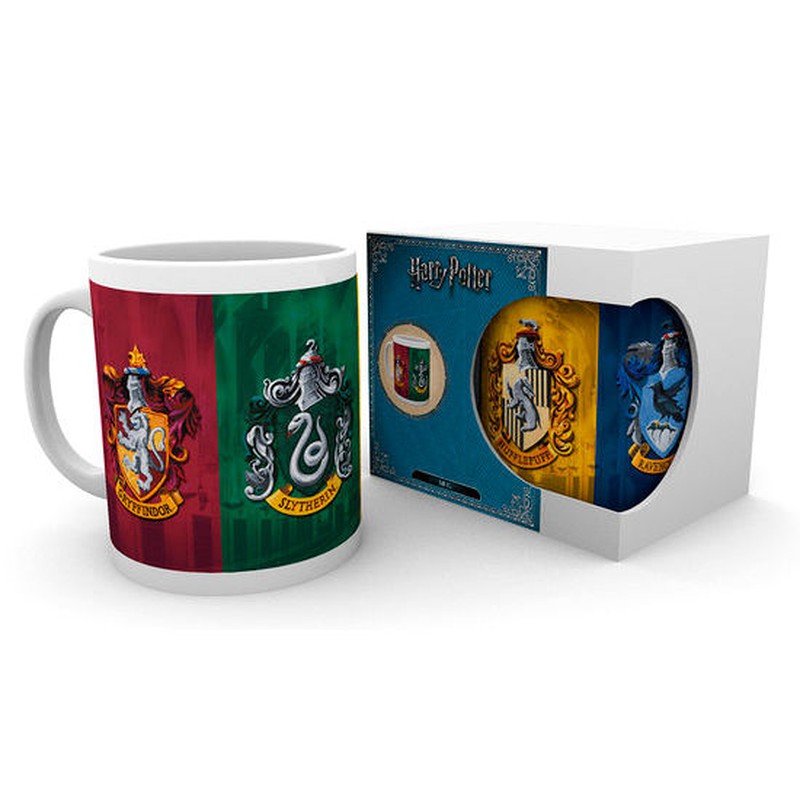 Mug All Crests Harry Potter