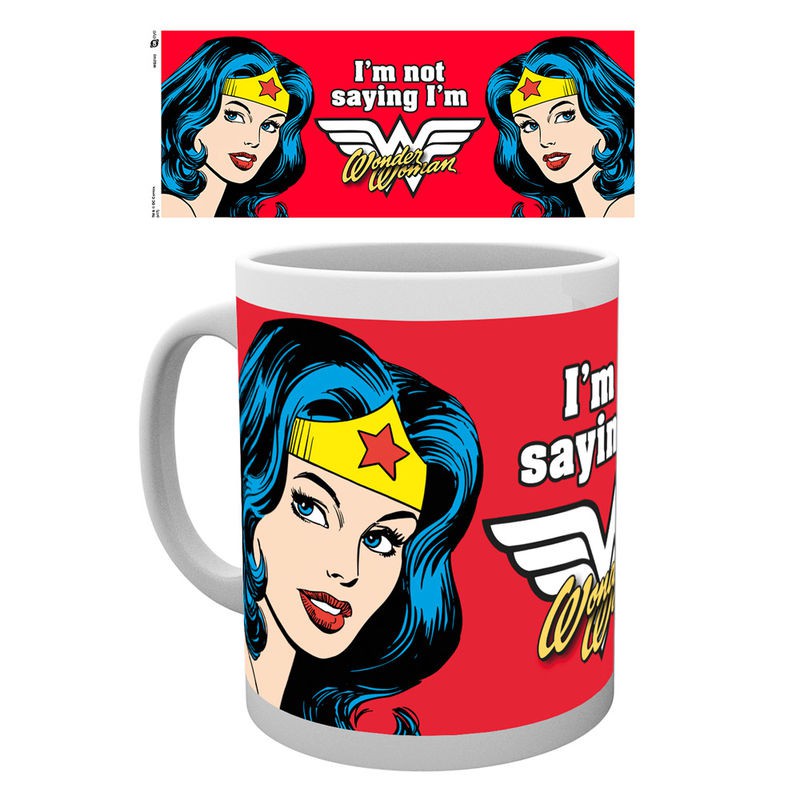 Colapso Cesta Coronel Taza Wonder Woman Not Saying DC — nauticamilanonline