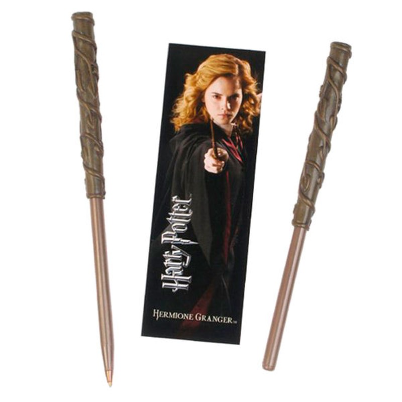 Hermione Granger Harry Potter penna bacchetta e segnalibro —  nauticamilanonline