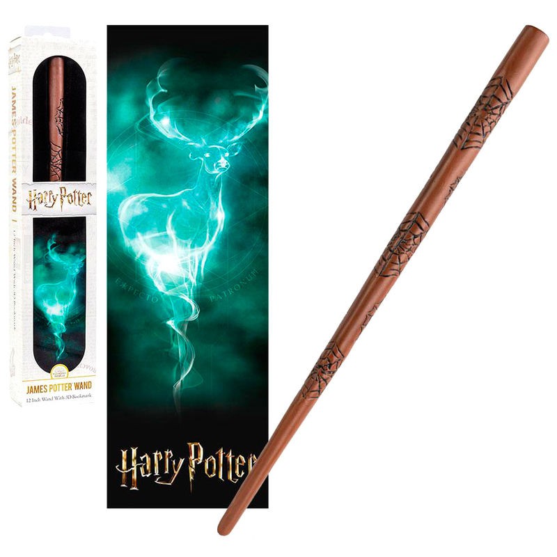 Bacchetta magica + segnalibro 3D James Potter Harry Potter —  nauticamilanonline